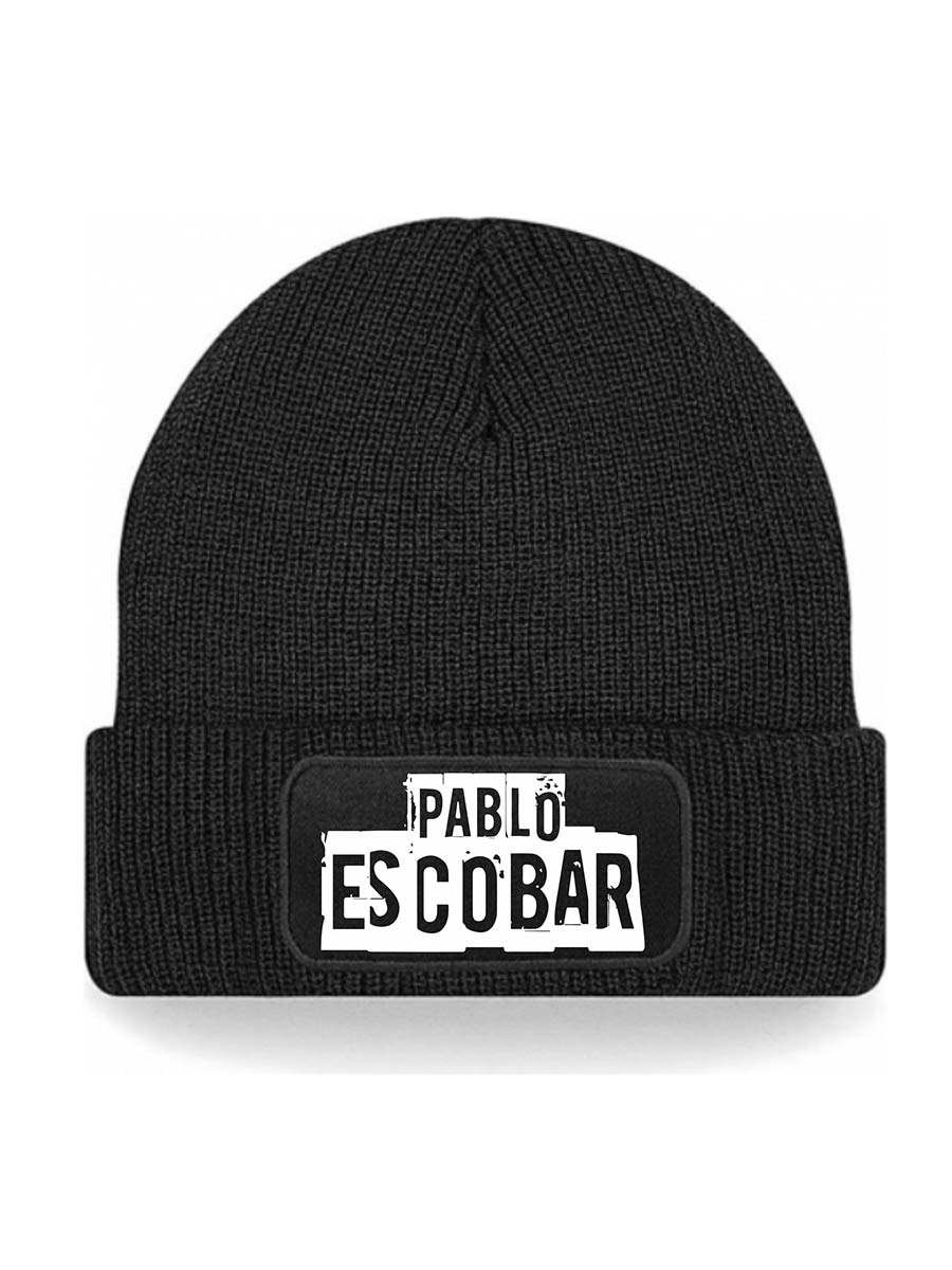 Zimná čiapka - Pablo Escobar - Čierna